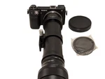 Sony E-mount Adapted Spiratone 400 Mm F/6.3 Preset Long Telephoto Prime Lens. Fixed Price $146.00.