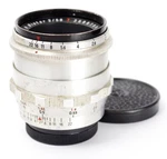 Carl Zeiss Jena Biotar Red 2/58MM F/2 Mount Exakta NO3588788 12 Blades. Fixed Price $219.00.