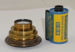 R&j Beck Isostigmar F7.7 4.75 Inch Brass Camera Lens. Fixed Price $95.00.