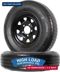 Ecustomrim 2-PACK Trailer Tire Radial ST175/80R13 Load 5-4.5 Black. Fixed Price $253.18.
