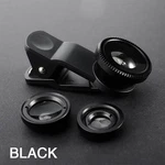 3 IN1 Phone Lens 0.67X Wide Angle Zoom Macro Camera Kits. Fixed Price $8.37.