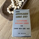 Focal Auxiliary Lens Set For Canon Sure Shot Vintage Wide Angle & Telephoto. Fixed Price $22.00.
