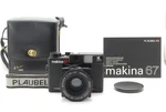 Cla'd Lens Mint Plaubel Makina 67 6X7 Film Camera W/ Case, Strap From Japan. Fixed Price $2091.03.