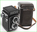 Vintage Prinz Auto Tlr Camera For 120 Film W. Tri-lausar Anastigmat 3.5/8CM Lens. Fixed Price $128.41.