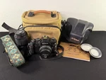 Nikon N2000 35MM Slr Camera Kit Lenses Strap Bag Manual Bundle. Fixed Price $79.95.