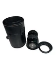Auto Makinon Mc Zoom 55MM F/4.5 F=75MM-150MM Japanese Lens W/ Hood & Case. Fixed Price $35.95.
