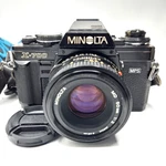 Minolta X-700 35MM Film Slr Camera Kit With 50MM Lens, Tested And Working. Fixed Price $189.00.