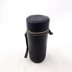 Vintage Petri Camera Lens Case Smooth Black Leather Zipper Top With Strap. Fixed Price $17.99.