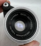 Isco Gottingen Westanar 50MM F2.8 Red Exakta / Camera Mount Lens *as-is*. Fixed Price $53.39.