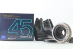 Unused /box Contax Carl Zeiss Tessar T* 45MM F/2.8 Cy 100 Jahre Mmj Lens Japan. Fixed Price $689.99.