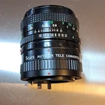 Canon Lense 50 Mm 1:18 Japan With Sears Auto 2X Tele Converter 4E/MC C/fd. Fixed Price $50.00.