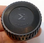 Sigma Rear Lens Cap For Konica Hexanon. Fixed Price $14.85.