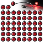 50 Pcs 3/4 Inch Mini Round Red Lens & Button Led Side Marker Lights W.... Fixed Price $89.00.