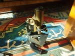 Antique Bausch And Lomb Microscope, Case & Eye Pieces Date 1890'S. Fixed Price $215.00.