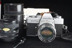 Minolta Srt 101 58MM F/1.4, 135 F/2.8, 28-50MM 3.5-4.5 Lenses, W/bag+manuals. Fixed Price $99.99.