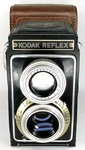 Vtg Cold Kodak Twin Lens Reflex Camera & Case Made Usa New Arrival. Fixed Price $195.99.
