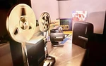 Working Super 8 Film Camera, Bell & Howell Movie Projector Projection Screen. Fixed Price $177.11.