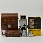 Bell & Howell Sun Dial 220 Movie Camera Case Manual Lens Attachments Vintage Set. Fixed Price $58.68.