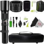 Vivitar 500MM F/8.0 Preset Telephoto Zoom Lens For Canon Ef-m Mount Cameras. Fixed Price $113.99.
