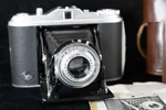 Agfa Isolette Camera With Agnar 85MM F/4.5 Lens In Beautiful Condition W/ Case!. Fixed Price $40.00.