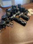 Pentax Camera Package. Lens And Telescopic All That You See. Fixed Price $300.00.
