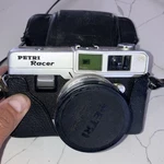Petri Racer Rangefinder Camera 45MM F/2.8 Lens Original Case Silver Black. Fixed Price $36.48.