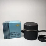 Soligor Leather Lens Case Model 10 Black 3.5". Fixed Price $12.00.