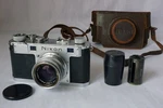Nikon Rangefinder Film Camera W/ Nikkor-h.c 5CM F2 Lens Shutter Curtain Issues. Fixed Price $495.00.