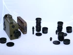 Bell Howell KF-4 Military Green 16MM Movie Camera. (4) B&h Cine Lenses. Case.. Fixed Price $695.00.