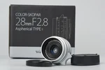 Brand New Voigtlander Color-skopar 28MM F2.8 Asph Type Ii Lens Silver Vm Mount. Fixed Price $507.26.
