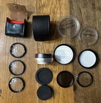 Vintage Vivitar Lens Lot 52MM 55MM Filters Tele Converter 2X-5 Cases Japan. Fixed Price $26.59.