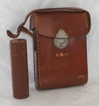 Leitz Leica Etrin Case W/ Film Cartridge Holder Has I.b.p. Dealer Stamp. Fixed Price $295.00.