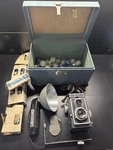 Zeiss Ikon Ikoflex Tlr Tessar 75MM F3.5 W/ Ansco 48 Flashbulbs Case #a. Fixed Price $125.00.