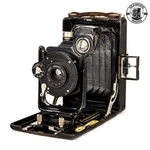 Butcher Carbine Folding Bellows Camera W/aldis Uno 4.75 In. F/7 Lens Good. Fixed Price $75.00.