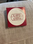 Vtg Leitz Leica Lens Cap #1819, Boxed Made In West Germany Rockleigh, Nj Nos. Fixed Price $55.00.