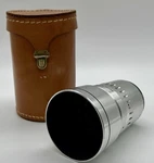 Steinheil Nchen Telephoto Lens F/3.5 Vintage German W/ Argus Leather Case. Fixed Price $25.00.