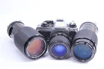 Nikon FG-20 Slr Film 35MM Camera Sigma 35-70MM Nikkor 80-200MM Vivitar Lenses. Fixed Price $90.00.