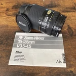 Nikon Af Nikkor 35-135MM F/3.5-4.5 Lens #53951 A6. Fixed Price $76.22.