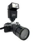 Canon AE-1 Program 35MM Film Slr Camera Body With Rexatar & Flash Tested. Fixed Price $280.00.