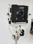 Linhof Kardan Color 45S, Schneider G-claron 9/210, Back, Tripod Bundle. Fixed Price $875.00.