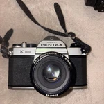 Asahi K1000 Film Camera With Smc Pentax-a 50MM 1:2 3064789 Flash Lens. Fixed Price $125.00.