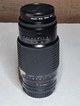 Sigma Auto Focus Zoom 75-300MM F/4-5.6 Telephoto Lens + 55 Sky Filter. Fixed Price $29.97.