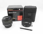 Sigma 30MM F/1.4 Hsm Ex Dc Lens For Nikon Mount (#20954). Fixed Price $124.95.