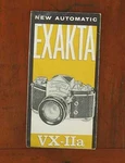 Ihagee Exakta VX-11A Sales BROCHURE/50638. Fixed Price $12.00.