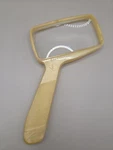 Bausch & Lomb Optical Bakelite 4"X2" Ivory Rectangle Magnifying Magnifier Glass. Fixed Price $38.00.
