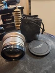 Titanium Super Wide Macro Lens 0.42XAF With Pouch 46MM Thread And Both Cap. Fixed Price $7.50.