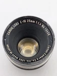 Ultra Rare Vintage Canon Lens C-16 25MM 1:1.4 F1.4 Made Japan. Fixed Price $68.88.