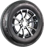 Radial Trailer Tire ST205/75R14 Lrc Inch Lug Avalanche Black Aluminum. Fixed Price $176.30.