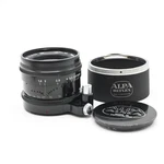 Kern-macro-switar 50MM F1.8 Lens For Alpa (all Black) W/hood, Cap #789. Fixed Price $856.52.