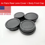 4PCS Rear Lens Cover + Camera Body Front Cap For Canon Eos Ef Dslr. Fixed Price $12.88.